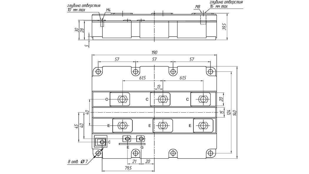 IGBT модуль МТКИ-2400-17Т